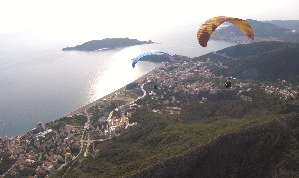 A beautiful bird's eye view of Montenegro