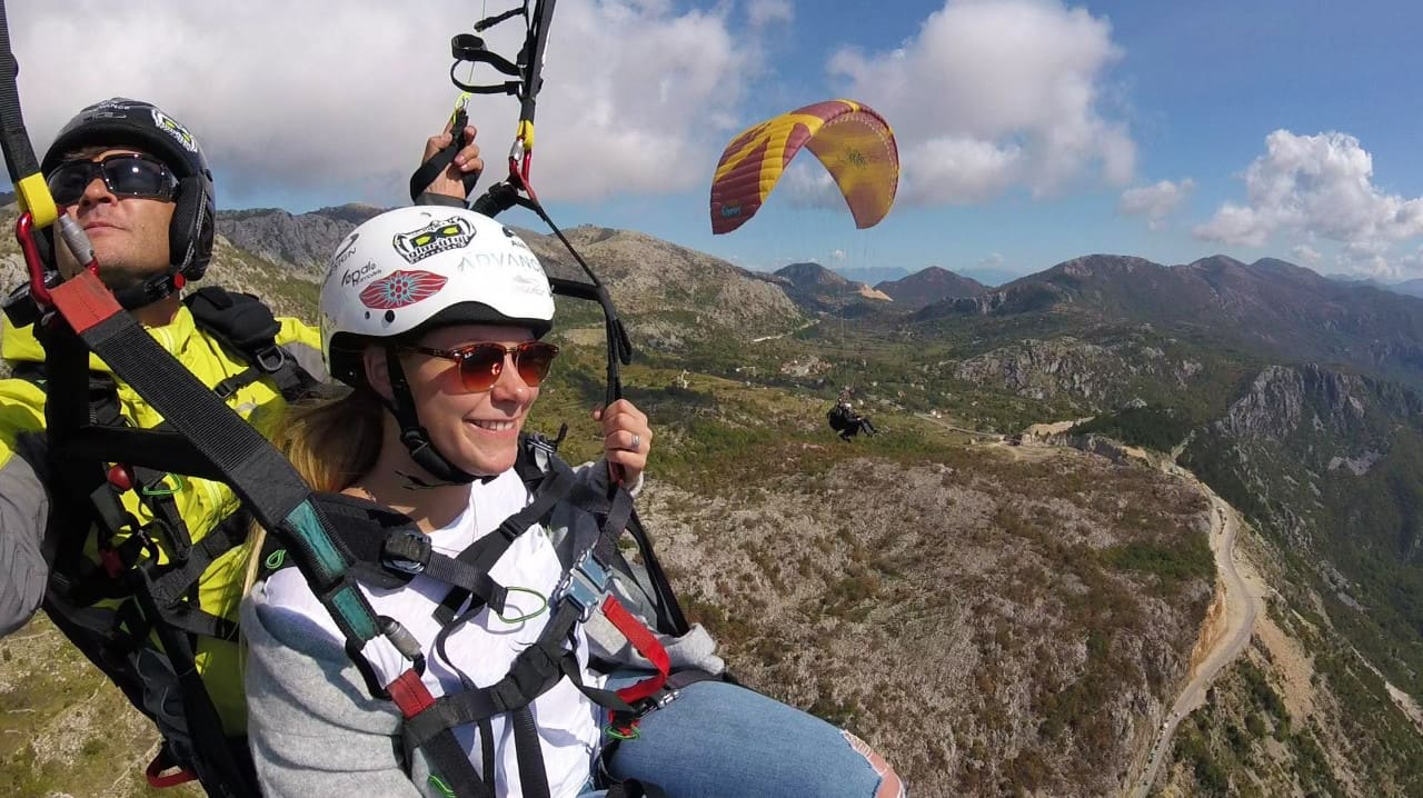budva paragliding gift card