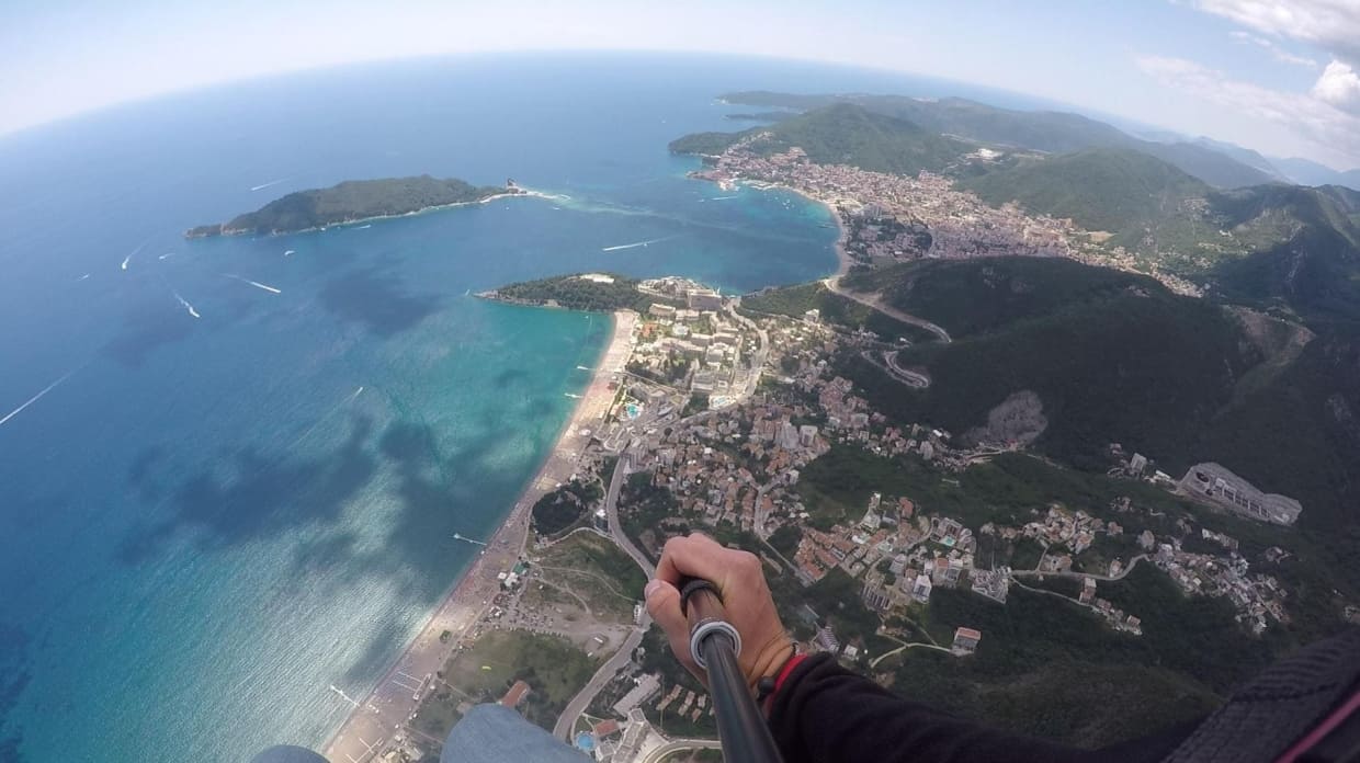 Winter Paragliding Adventure in Montenegro  